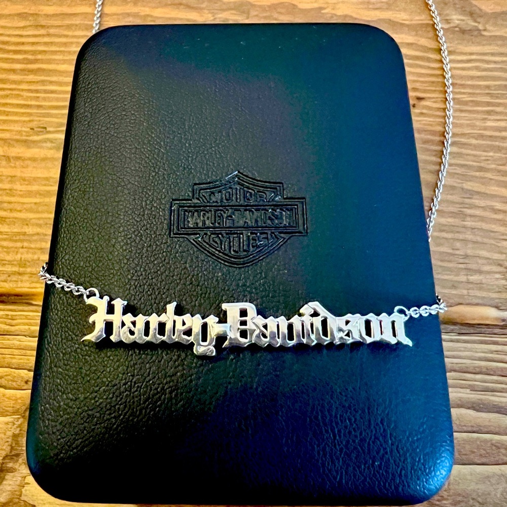 Harley Davidson necklace… new, with box.